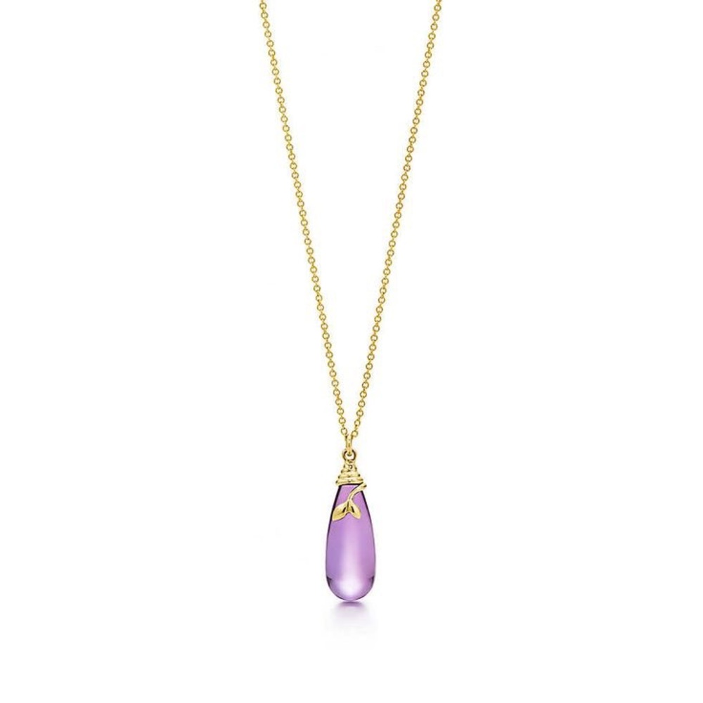 Tiffany Paloma Picasso Amethyst Olive necklace